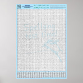 PUZZLE #4: Felstavat - Diaboliskt Poster