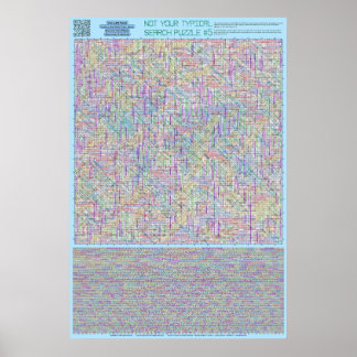 PUZZLE #5: Land - Diabolisk lösning Poster