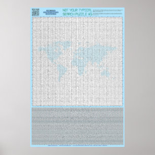 PUZZLE #5: Land - Standard Poster