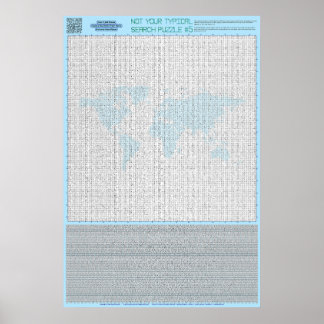 PUZZLE #5: Land - Standard Poster