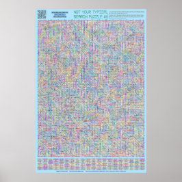 PUZZLE #6: Djurgrupper - Diabolisk lösning Poster