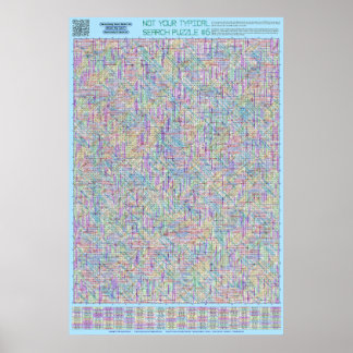 PUZZLE #6: Djurgrupper - Diabolisk lösning Poster