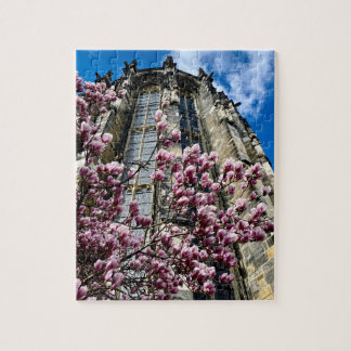 Puzzle Aachen Dom Magnolie  Pussel