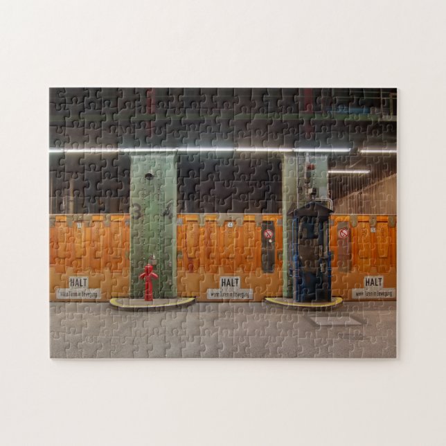 Puzzle alter Elbtunnel Pussel (Horisontell)