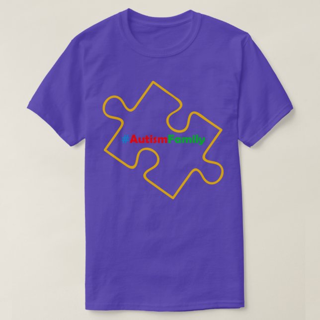 Puzzle Autism Teacher Speciell Education Family Ki T Shirt (Design framsida)
