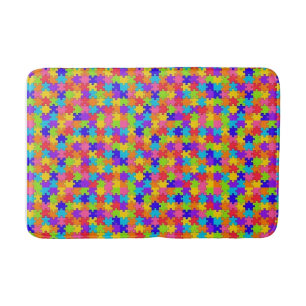 Puzzle Bathroom Bath Mat Badrumsmatta