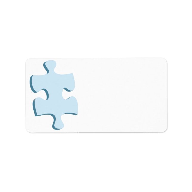 Puzzle Biet Adressetiketter (Framsidan)