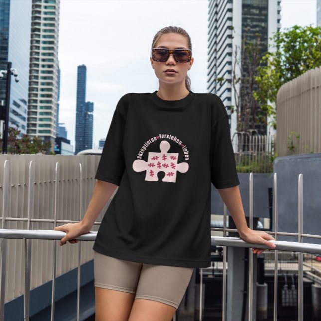 Puzzle Biet Autism Tysk T Shirt (Skapare uppladdad)