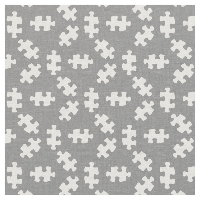 Puzzle Biet Grått och White Tyg (Närbild)