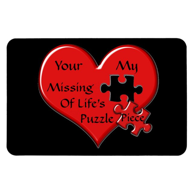 Puzzle Biet Magnet saknas (Horisontell)