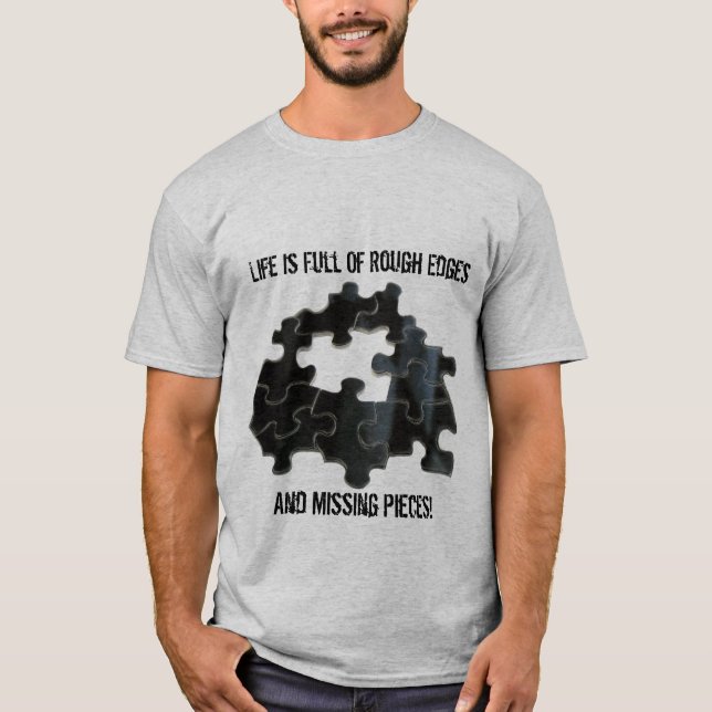 Puzzle Biet saknas Tee Shirt (Framsida)