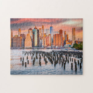 Puzzle Brooklyn bridge i New York Pussel