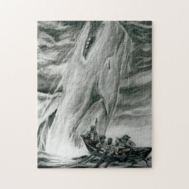 Puzzle caça da baleia pussel (Vertikal)