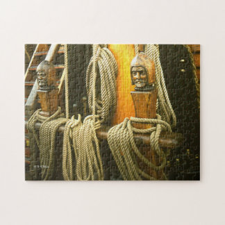 Puzzle - Carved Wooden Capstans Pussel