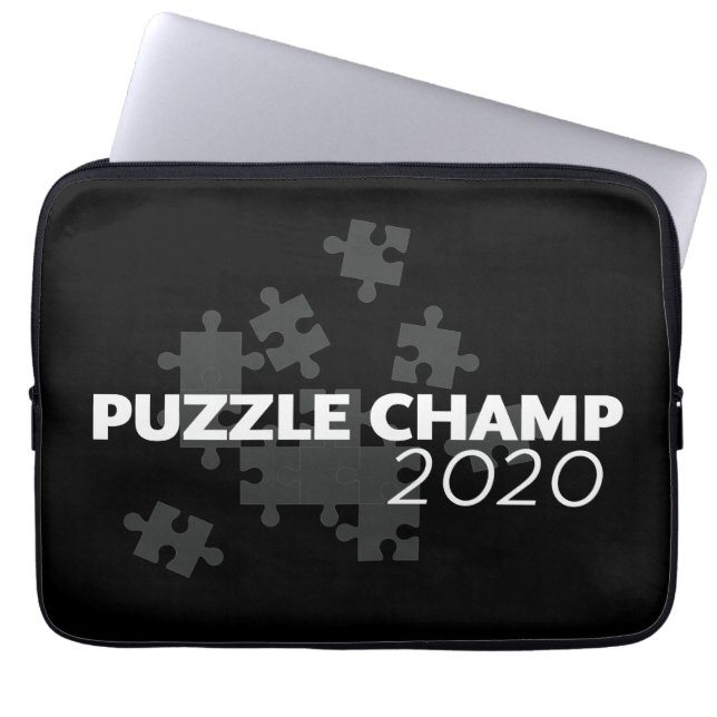 Puzzle Champ 2020 Laptop Fodral (Framsidan)