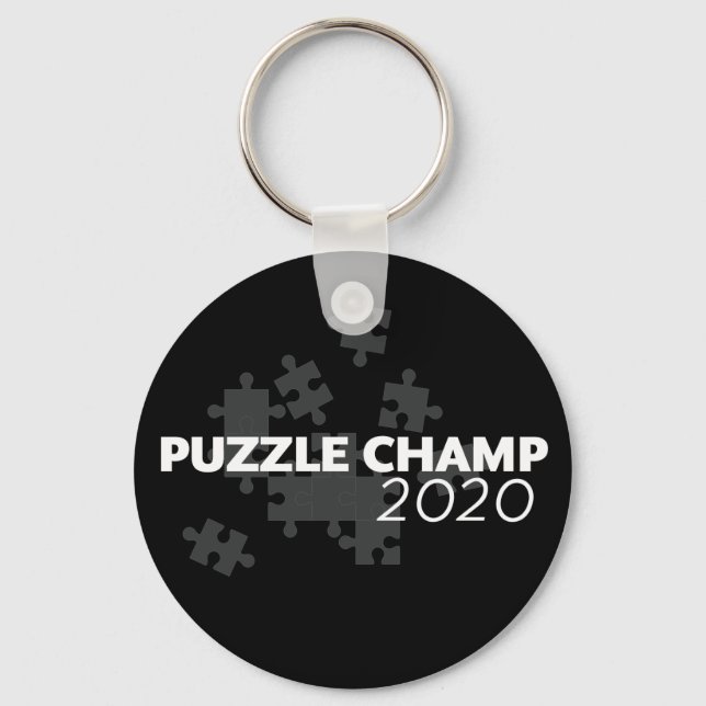 Puzzle Champ 2020 Nyckelring (Framsida)