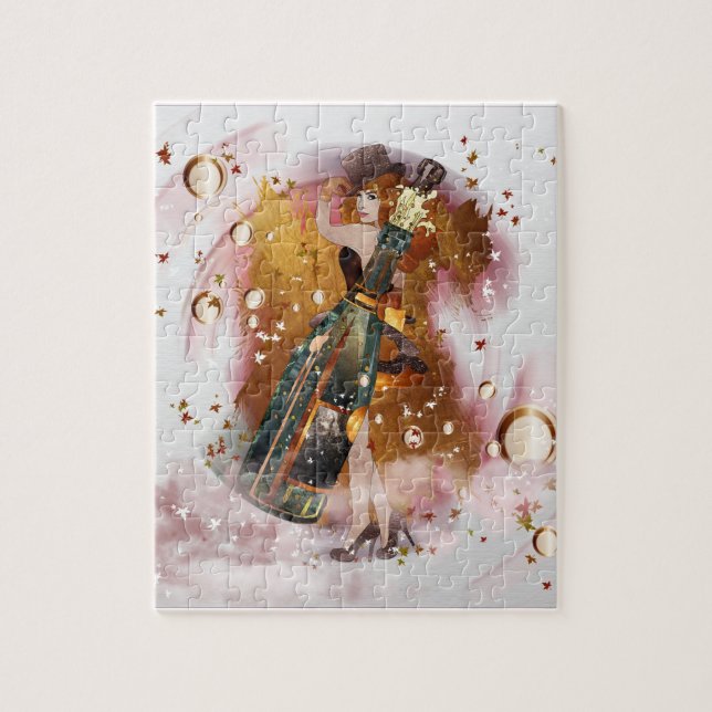 puzzle "champagne" pussel (Vertikal)