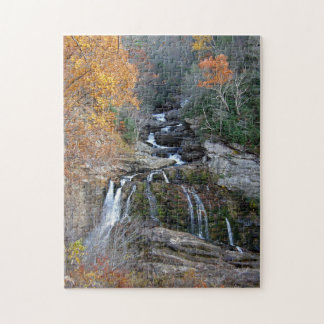 puzzle - Cullasaja Falls på hösten Pussel