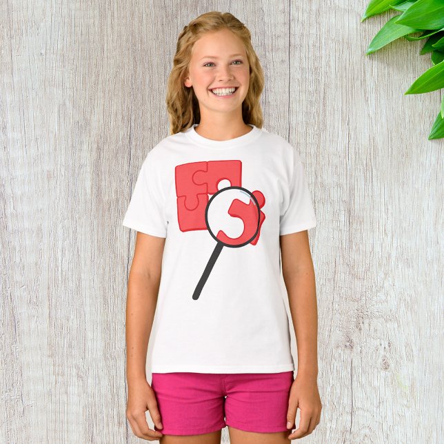 Puzzle Delar Girls T-Shirt (Skapare uppladdad)
