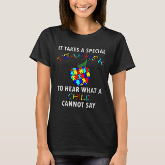 Puzzle Design för stöd medvetenhet om autism särsk T Shirt