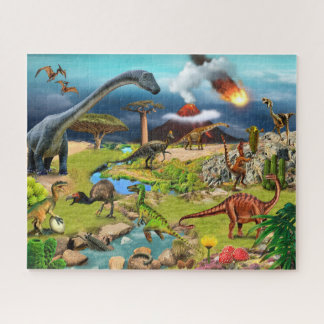 Puzzle Dinosaur Jurassic Park djur Puzzle Dino Pussel