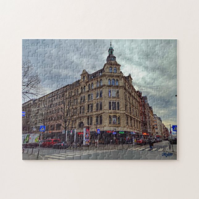 Puzzle “Esquina viva – Frankfurt cotidiana” Pussel (Horisontell)