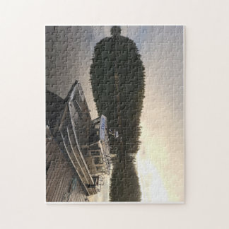 Puzzle fishing boat pussel