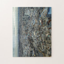 Puzzle “Frankfurt desde el cielo – Trama urbana” Pussel