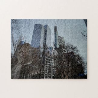 Puzzle “Frankfurt en equilibrio – Arte, árboles y  Pussel