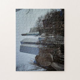 Puzzle “Frankfurt en equilibrio – Arte, árboles y  Pussel