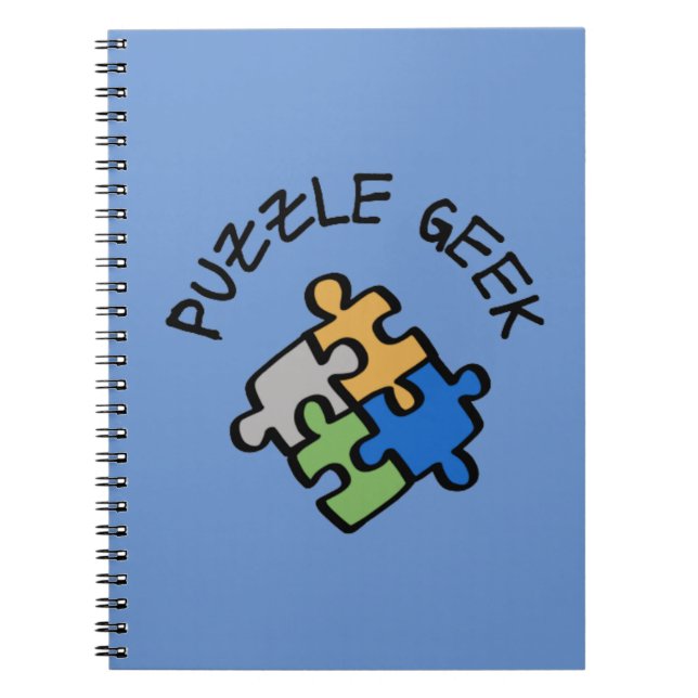 Puzzle Geek Anteckningsbok (Framsidan)