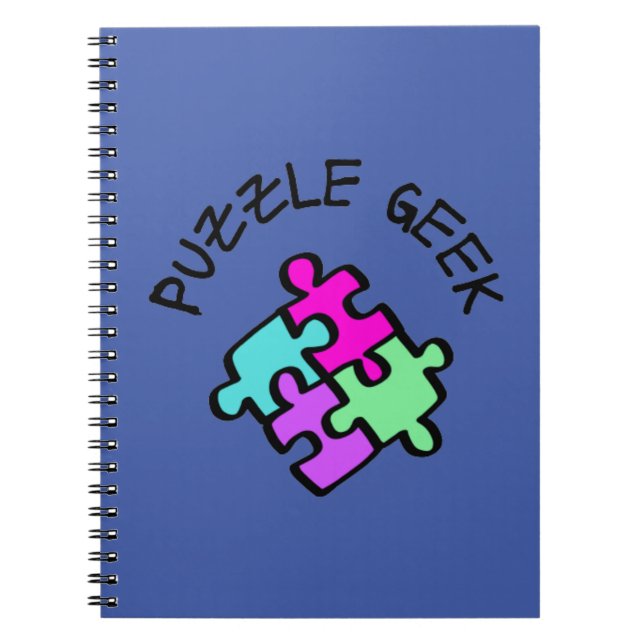 Puzzle Geek Anteckningsbok (Framsidan)