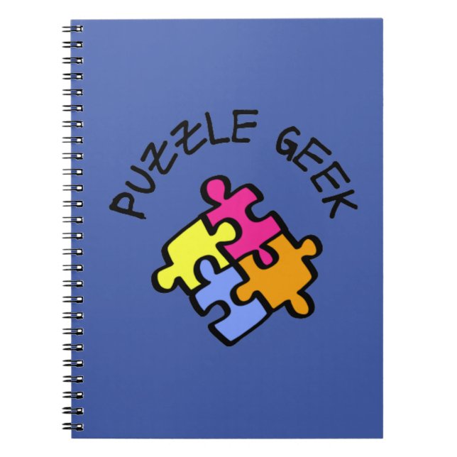Puzzle Geek Anteckningsbok (Framsidan)