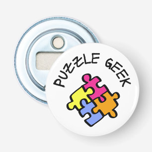 Puzzle Geek Flasköppnare