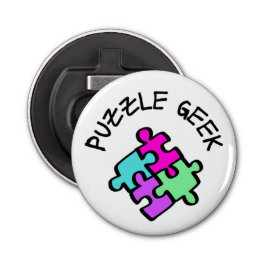 Puzzle Geek Flasköppnare