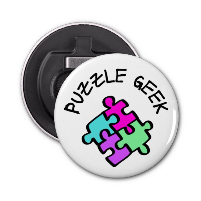 Puzzle Geek Flasköppnare (Framsidan)