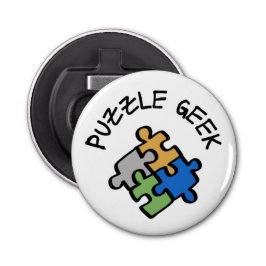Puzzle Geek Flasköppnare