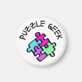Puzzle Geek Magnet