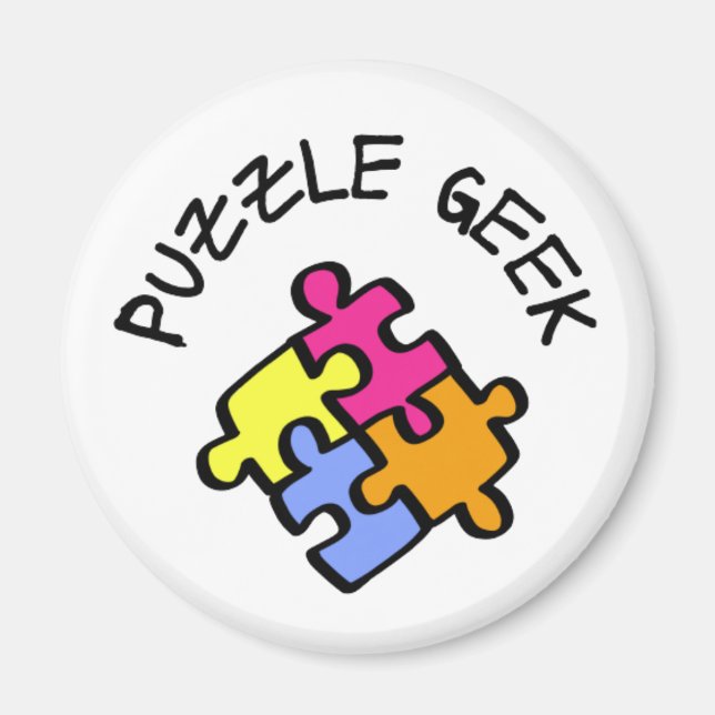 Puzzle Geek Magnet (Framsidan)