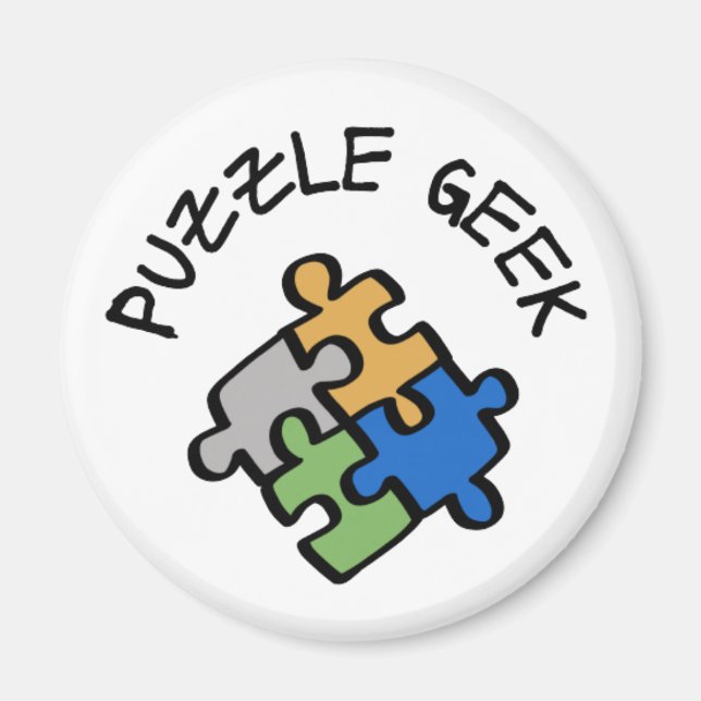 Puzzle Geek Magnet (Framsidan)