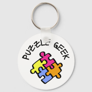Puzzle Geek Nyckelring