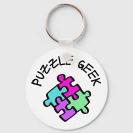 Puzzle Geek Nyckelring