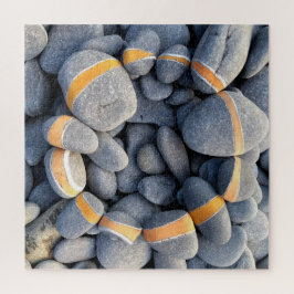 Puzzle jigsaw landart nature art pebbles pussel