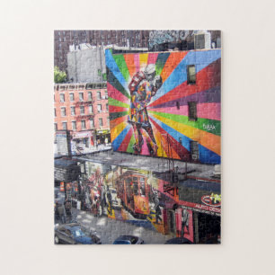 PUZZLE Kiss - Ikonisk väggkonst Mural Pussel