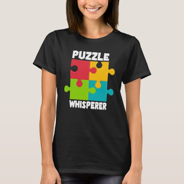 Puzzle Lös Puzzles Hobby Crossword 7 T Shirt (Framsida)