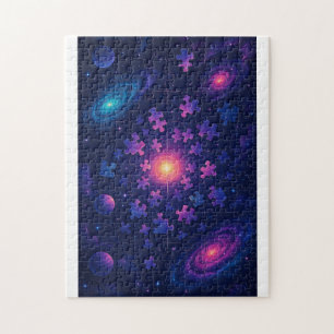 Puzzle-lösning 2025 - Cosmic Galaxy Pussel