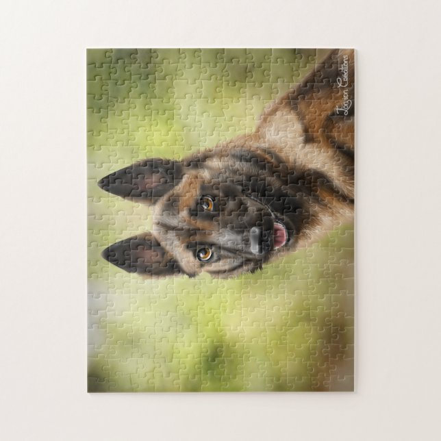 Puzzle Malinois Pussel (Vertikal)