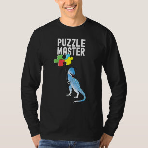 Puzzle Master Dinosaur Jigszawa Kärlek Manar Women T Shirt