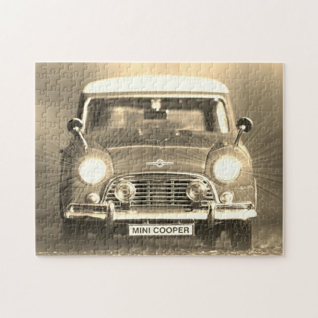 Puzzle Mini Cooper Car Pussel (Horisontell)