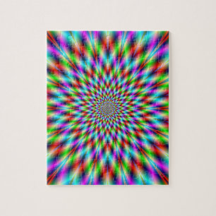 Puzzle Neon Star Exploding Pussel